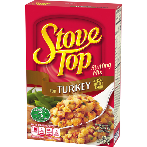 stuffing stove mix turkey box nutrition oz value pork kraft chicken facts ingredients flavored calories